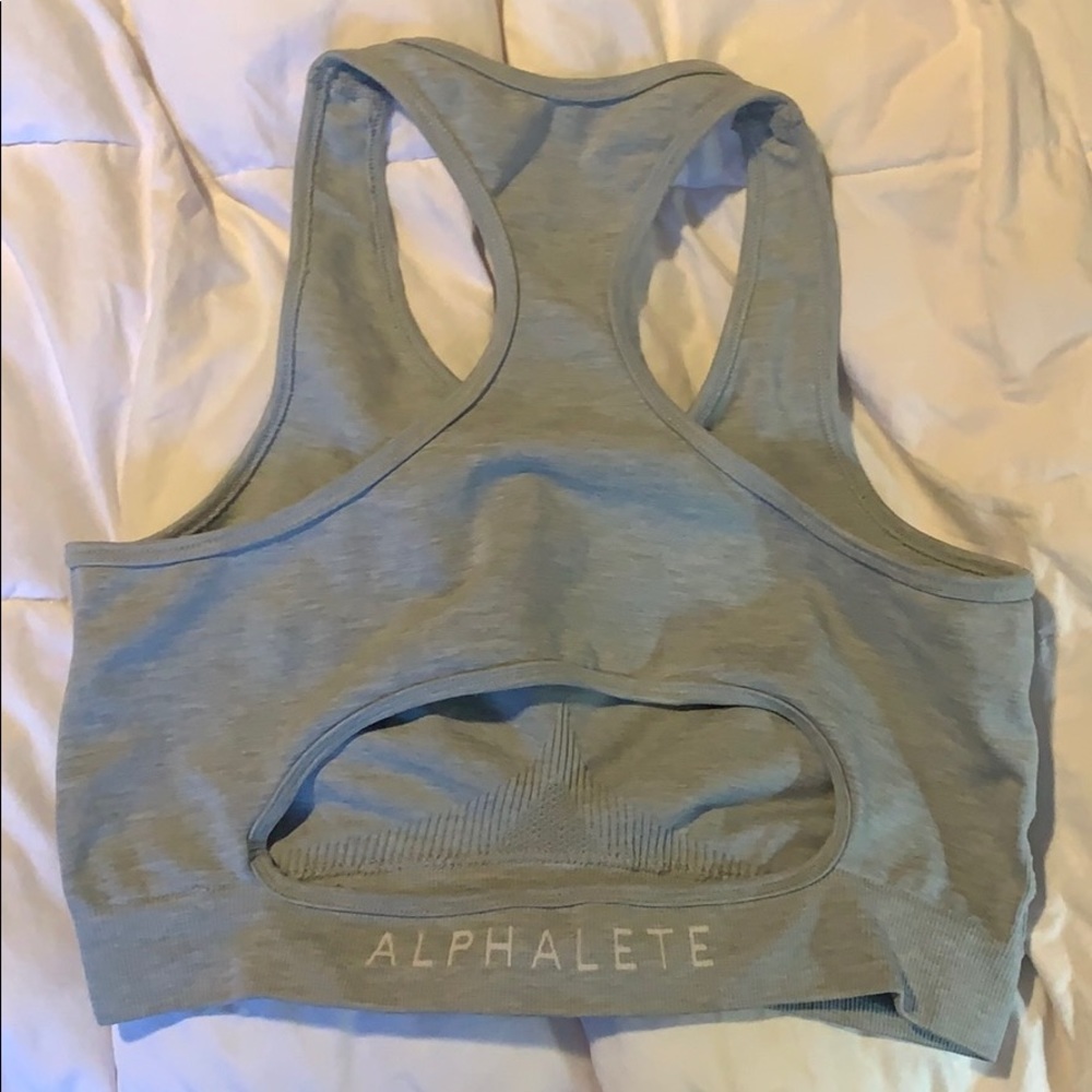 Alphalete Aero Sports Bra Cloud Grey